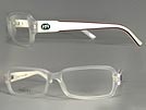 GUCCI グッチ 3124 クリアホワイトメガネフレーム 眼鏡