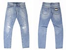 DOLCE&GABBANA ドルチェ&ガッバーナ '11春夏 GZN9BD ウォッシュ&クラッシュデニムパンツ ブルー