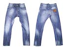 LA284 ブルーウォッシュデニムパンツ