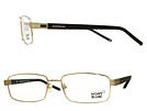 MONT BLANC モンブラン 0341 ゴールド×ブラックメガネフレーム 眼鏡