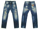 DSQUARED2 ディースクエアード '10秋冬 LA0342 クラッシュ&ウォッシュデニムパンツ