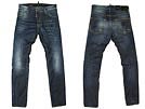 DSQUARED2 ディースクエアード '11秋冬 LA0454 ウォッシュ&クラッシュデニムパンツ ブルー