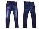 DSQUARED2 ディースクエアード '12春夏 LA0513 COOL GUY レッドライン デニムパンツ