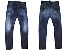 DSQUARED2 ディースクエアード '12春夏 LA0515 COOL GUY クラッシュ&ペイント加工デニムパンツ ブルー
