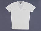DSQUARED2 ディースクエアード '11春夏 GC0642 Vネック半袖プリントTシャツ ホワイト