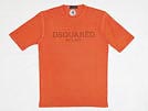 DSQUARED2 ディースクエアード '11春夏 GC0646 半袖プリントTシャツ オレンジ