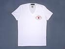 DSQUARED2 ディースクエアード '11春夏 GC0658 Vネック半袖Tシャツ ホワイト