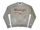 DSQUARED2 ディースクエアード '11春夏 GP0291 ヘビーUSED加工トレーナー グレー