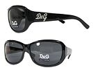 D&G ディーアンドジー 3020B ラインストーンブラックサングラス ■■不良品値下げ処分■■