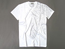 DIOR HOMME ディオール オム 半袖プリントTシャツ　ホワイト ■■不良品値下げ処分■■