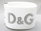 D&G ディーアンドジー DJ0652 プラスチックバングルホワイト ■■不良品値下げ処分■■