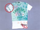 DOLCE&GABBANA ドルチェ＆ガッバーナ '12春夏 G8P11G プリント半袖Tシャツ ライトグリーン×ホワイト【44】 ■■不良品値下げ処分■■