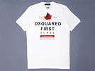 DSQUARED2 ディースクエアード '11春夏 GC0659 プリント半袖Tシャツ ホワイト ■■不良品値下げ処分■■