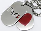 D&G ディーアンドジー I LOVE ドッグタグネックレス b1-DJ0017 【B品-1】 ■■不良品値下げ処分■■