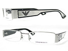 EMPORIO ARMANI エンポリオアルマーニ 【B2】9503 シルバーメガネフレーム 眼鏡 ■■不良品値下げ処分■■