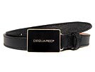 DSQUARED2 ディースクエアード TP129 スリムタイプベルト ブラック ■■不良品値下げ処分■■